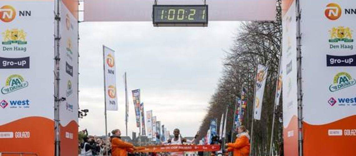 Abdi Nageeye pakt Nederlands Record Halve Marathon